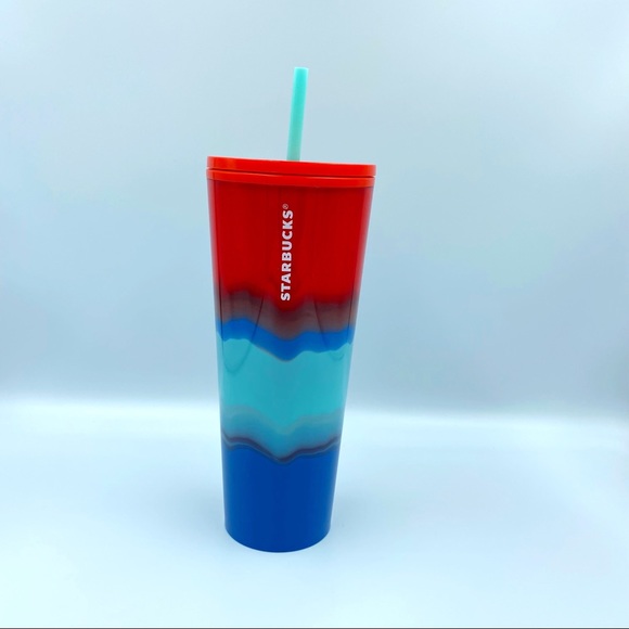 Starbucks Other - New Starbucks 2021 Summer Color Wave Trio Tumbler